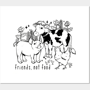 friends, not food Posters and Art